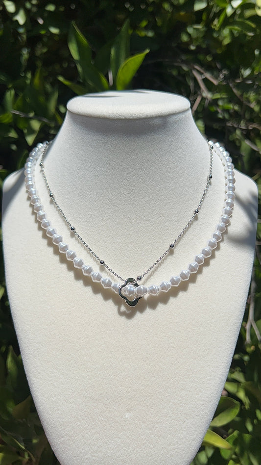 Pearl Double Necklace