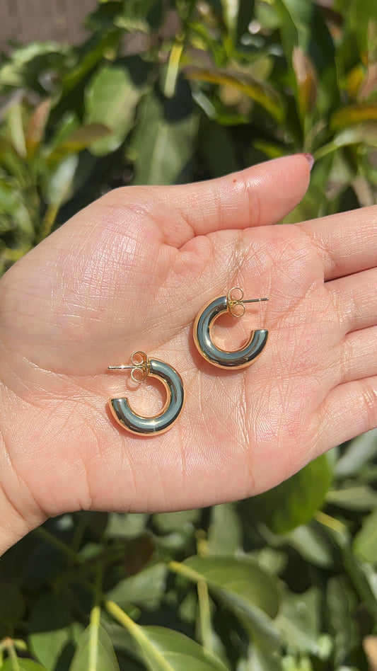 Simple Round Earrings