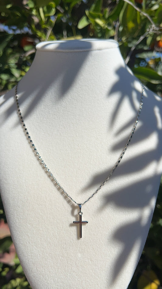 Simple Cross Necklace