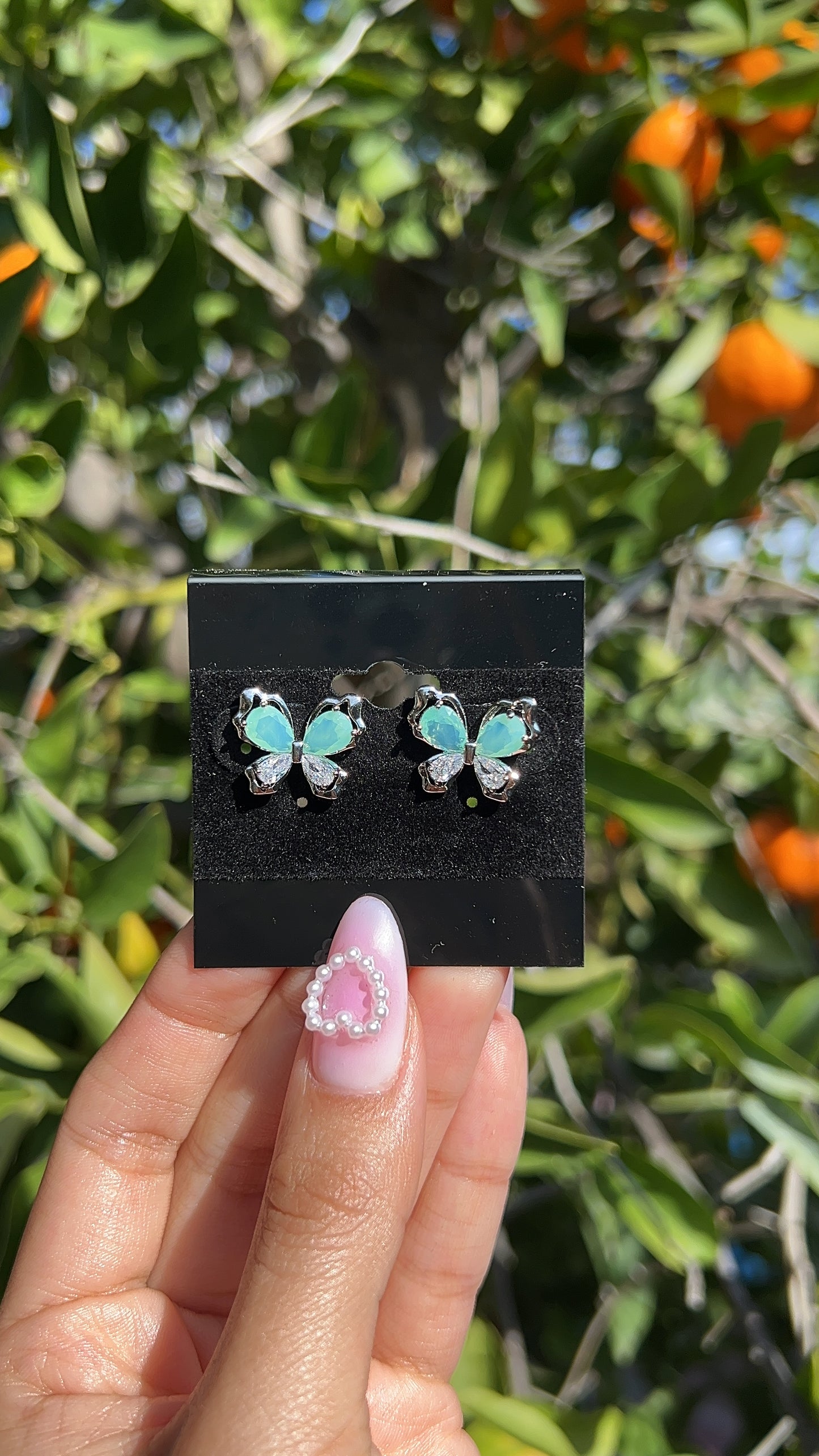 Turquoise Butterfly Earring