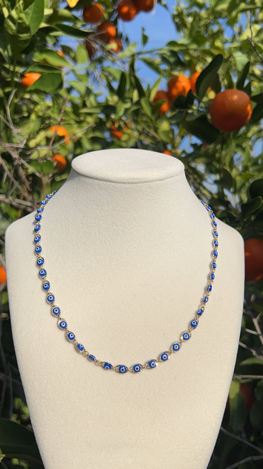 Blue Evil Eye Necklace