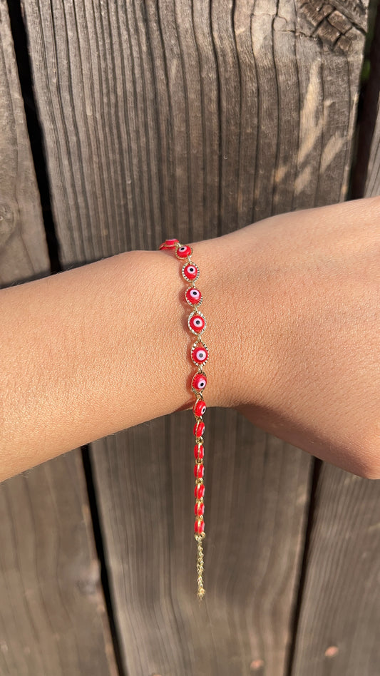 Red Evil Eye Bracelet